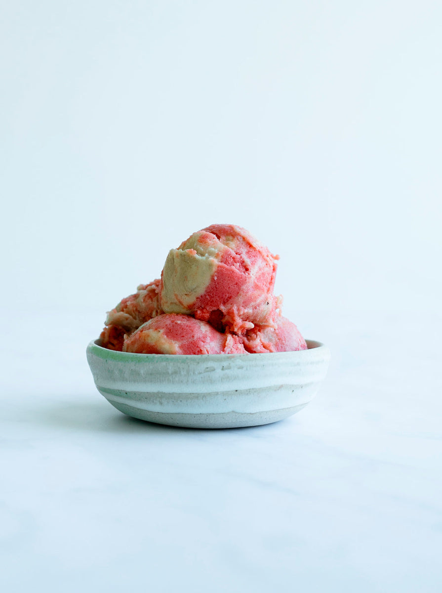Creamy Banana Rhubarb Sorbet
&ndash;
        Nama