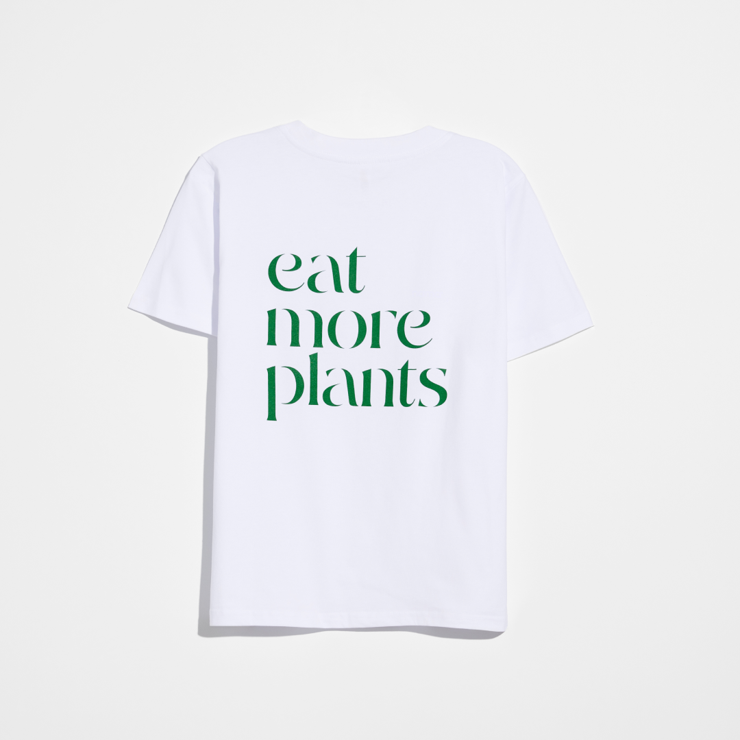 Nama Eat More Plants T-Shirt White / Women / XL