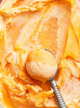 Creamy Peach Sorbet