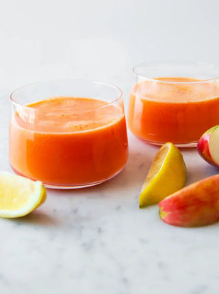 2 glass of orange everyday immune juice