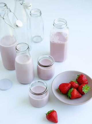 Strawberry Oat Cashew Milk