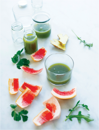 Bitter Arugula Grapefruit Elixir