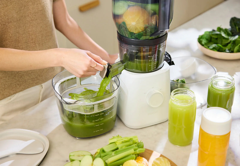 More room to load, juice, and pour every recipe.