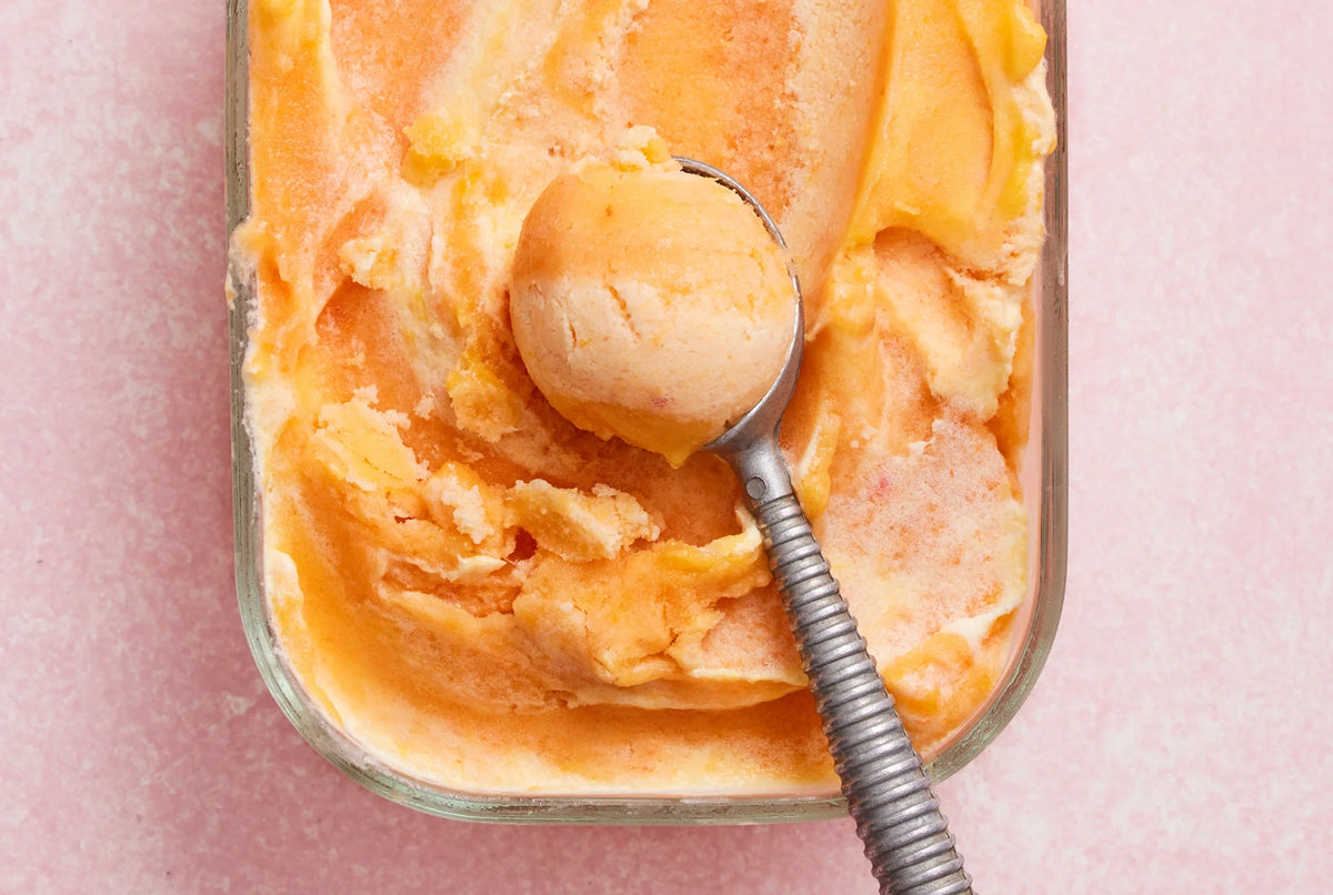 Turn frozen fruit into smooth, scoopable sorbet.