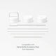 Displayed on a white background are three stainless steel lids, a cleaning brush, and four straws arranged in a row. Text below reads: Compatible with Insulated On-the-Go Bottle Accessory Pack (sold separately).