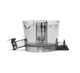 The Chamber Set features a transparent plastic measuring cup with measurement markings, a spout on the left, and a black handle on the right, displayed against a white background—perfect for complementing your juicing setup with appliances such as the Nama J2 Cold Press Juicer.