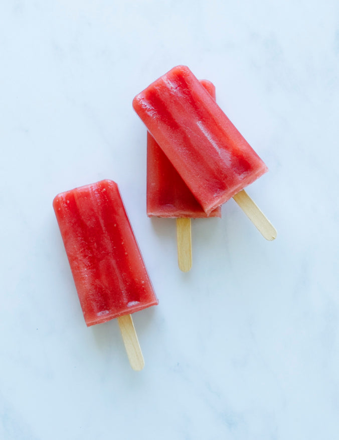 Watermelon And Strawberry Popsicle