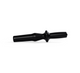 A Pusher, black and cylindrical with a tapered end and flared middle, shown on a white background.
