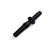 The Pusher is a black plastic tool with a central flange, designed to push ingredients into a blender jar or the Nama C2 Cold Press Juicer. Shown isolated on a white background.